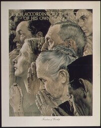 Norman Rockwell's Freedom of Worship